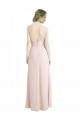 Shop Full Length Chiffon Bridesmaid Dress with One Wide Shoulder Strap Ottawa
