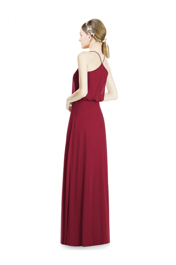 Shop Full Length V-Neck A-Line Chiffon Boho Bridesmaid Dress Ottawa