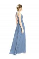 Shop Open Back Long Chiffon Halter Bridesmaid Dress Ottawa