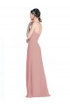 Shop Daped A-Line Chiffon Bridesmaid Dress with Pleated Sweetheart Bodice Ottawa