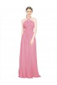 Shop Halter Neck Keyhole A-Line Chiffon Bridesmaid Dress Ottawa