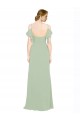 Shop Split Cold Shoulder Draped A-Line Chiffon Bridesmaid Dress Ottawa