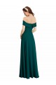 Shop Classic Off the Shoulder Chiffon Bridesmaid Dress with Cap Sleeves Ottawa