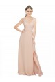 Shop Chiffon Bridesmaids Dress with Matching Chiffon Tie Sash Ottawa