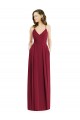 Shop Pleated Skirt Chiffon Maxi Bridesmaid Dress with Pockets Ottawa
