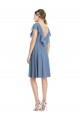 Shop Cocktail Length V-Neck V-Back Short Chiffon Bridesmaid Dress Ottawa