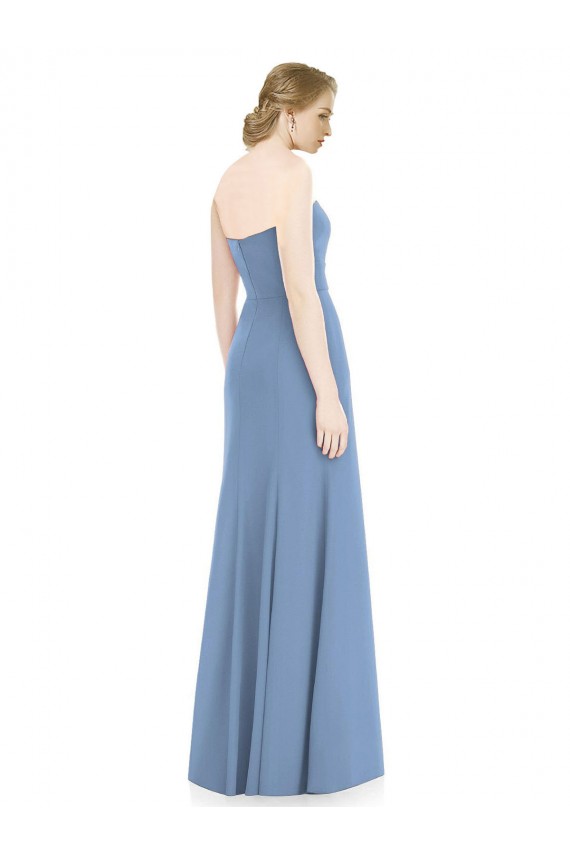 Shop Draped Strapless Sweetheart Trumpet Chiffon Bridesmaid Dress Ottawa