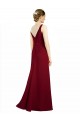 Shop Twist-Knot V-Neckline Long Chiffon Bridesmaid Dress Ottawa