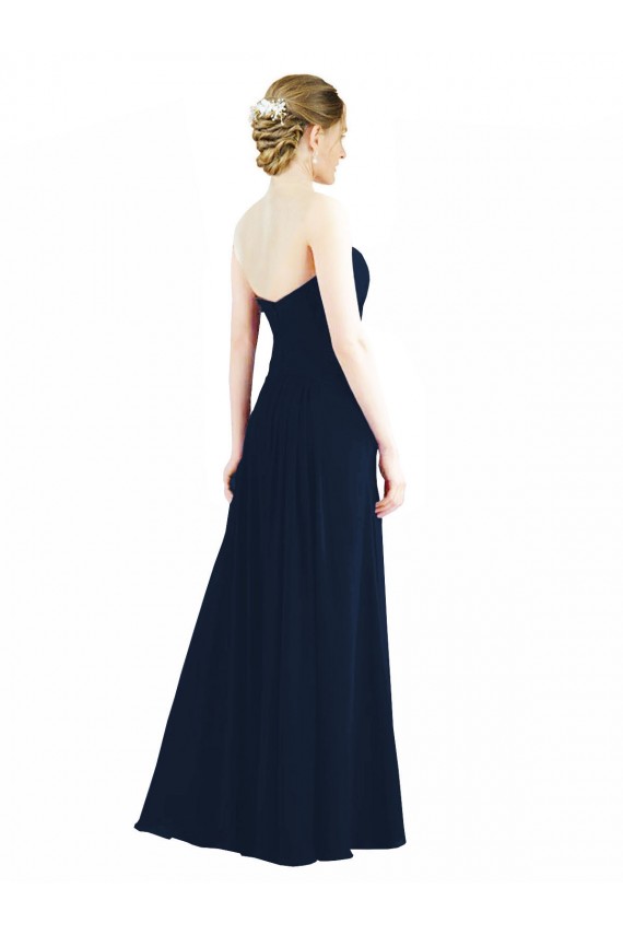 Shop Sweetheart Neckline Draped Floor Length Chiffon Bridesmaid Dress Ottawa
