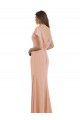 Shop Cap Sleeves Long Chiffon Bridesmaid Dress / Prom Dress with Low V-Back Ottawa