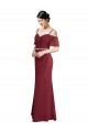 Shop Draped Cold Shoulder Long Chiffon Bridesmaid Dress with Spaghetti Straps Ottawa