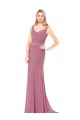 Shop Long Slim Chiffon Bridesmaid Dress / Prom Dress with Beaded Waist Ottawa