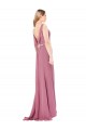 Shop Long Slim Chiffon Bridesmaid Dress / Prom Dress with Beaded Waist Ottawa