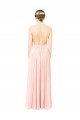 Shop Halter Neck Chiffon Bridesmaid Dress with Double Ruffle Front Ottawa