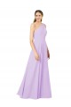 Shop Grecian Inspired Simple One Shoulder Chiffon Formal Bridesmaid Dress with Ruching Ottawa