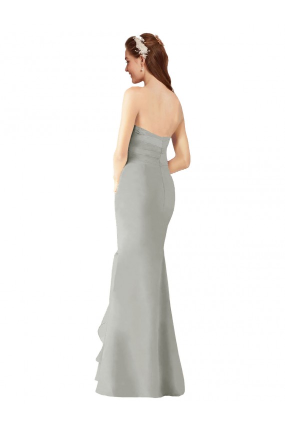 Shop Strapless Chiffon Bridesmaids Dress with Sweetheart Neckline Ottawa
