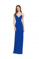 Shop Chiffon Bridesmaid Dress with Deep V-Neck and Spaghetti Straps Ottawa