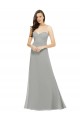 Shop Chiffon Bridesmaid Dress with Sweetheart Neckline and Adjustable Straps Ottawa