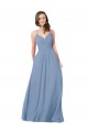 Shop A-Line Ruched V-Neckline Chiffon Bridesmaid Dress with Pockets Ottawa