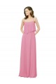 Shop Spaghetti Strap Chiffon Bridesmaids Dress with Ruffle Overlay Ottawa