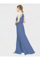 Shop High Halter Chiffon Bridesmaid Dress with Side Slit Ottawa