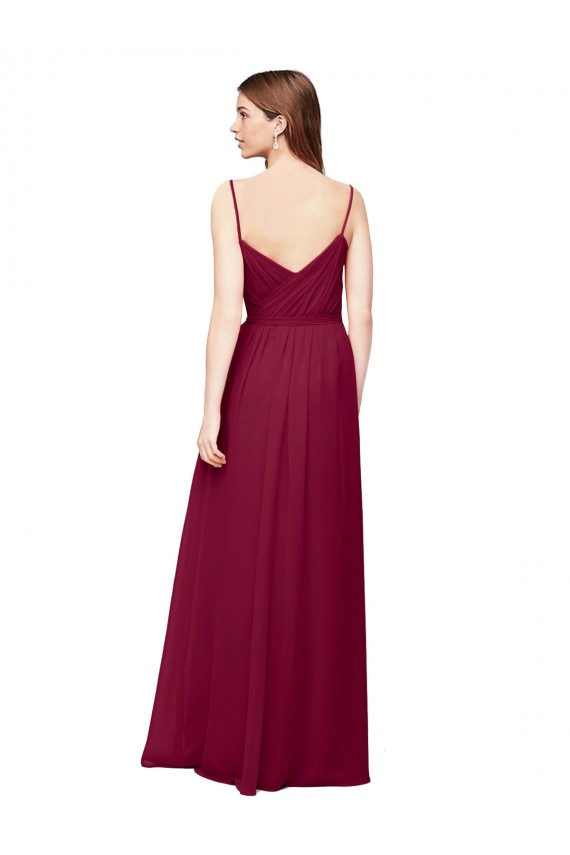 Shop Wrapped Sweetheart Neckline Long Chiffon Bridesmaid Dress  Ottawa