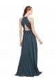Shop Halter Neck Front Keyhole Chiffon Bridesmaid Dress with Shirred Waist Ottawa