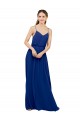 Shop Long Chiffon Bridesmaid Dress with Spaghetti Strap Bodice Ottawa