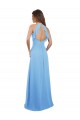 Shop Chiffon A-Line Bridesmaid Dress with Halter Neck and Ruffled Back Straps Ottawa