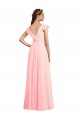 Shop Chiffon A-Line Dress with Full Circle Skirt and Gathered Waistband Ottawa