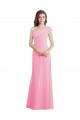 Shop Single Shoulder Chiffon Bridesmaid Dress with Draped Bodice Ottawa