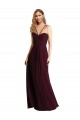 Shop Long Chiffon Bridesmaid Dress with Sweetheart Neckline Ottawa