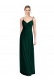 Shop Wide V-Neck Long Spaghetti Strap Chiffon Bridesmaid Dress Ottawa
