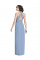 Shop V-Neck Halter Back Straps Chiffon Formal Bridesmaid Dress Ottawa