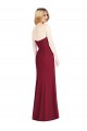 Shop Strapless Chiffon Trumpet Bridesmaid Dress with Front Slit Ottawa