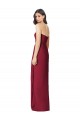 Shop Side Front Slit Draped Strapless Chiffon Bridesmaid Dress Ottawa