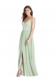 Shop Criss Cross Strap Backless Maxi Long Chiffon Bridesmaid Dress Ottawa