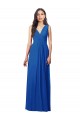 Shop Draped V-Neck Shirred Chiffon Maxi Bridesmaid Dress Ottawa