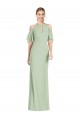 Shop Ruffle Cold-Shoulder Mermaid Chiffon Maxi Bridesmaid Dress Ottawa
