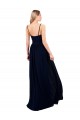 Shop Draped A-Line Chiffon Formal Bridesmaid Dress with Spaghetti Straps and High Slit Ottawa