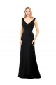Shop V-Neckline Chiffon Bridesmaid Dress / Prom Dress with Draped Bodice Ottawa
