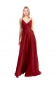Shop A-Line Spaghetti Straps V-Neckline Chiffon Bridesmaid Dress Open Back Ottawa