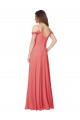 Shop Draped Off the Shoulder Straps Chiffon Bridesmaid Dress Ottawa