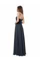 Shop Crossover Bodice Long Chiffon Bridesmaid Dress with Double Back Straps Ottawa