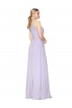 Shop High Neck Halter Shirred Chiffon Bridesmaid Dress / Formal Prom Dress Ottawa