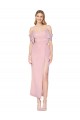 Shop Mermaid Cold Shoulder Short Knee Length Chiffon Bridesmaid Dress / Formal Prom Dress Ottawa