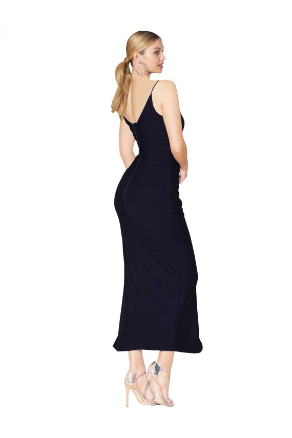 Shop Chiffon High Neck Spaghetti Straps Short Cocktail Bridesmaid Dress / Formal Prom Dress Ottawa