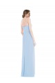 Shop Strapless Sweetheart Maxi Bridesmaid Dress with Pleated Front Slit Ottawa