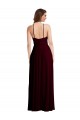 Shop Halter Spaghetti Straps Maxi Bridesmaid Dress with Front Slit Ottawa
