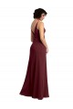 Shop Notched Neckline Empire Waist Chiffon Slip Bridesmaid Dress Ottawa